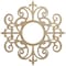 Ekena Millwork Dijon Wood Fretwork Pierced Ceiling Medallion, Hickory, 32"OD x 10 3/8"ID x 3/8"T CMWP32X32X0375DIHI - alternate 1